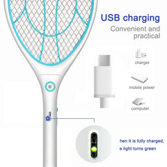 Electric Mosquito Swatter Rechargeable Household Large Mesh Household