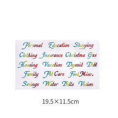 In Stock Handwritten Label Indicating Label Color White German Adhesive Sticker