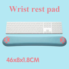 Cat's Claw Memory Foam Keyboard Hand Support Wristband Cute Cartoon Creative