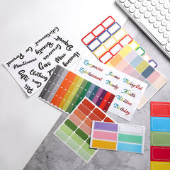 In Stock Handwritten Label Indicating Label Color White German Adhesive Sticker