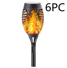 Solar Torch Outdoor 96Led Landscape Flood Light Garden Lawn And Garden Decoration Induction Wall Lamp