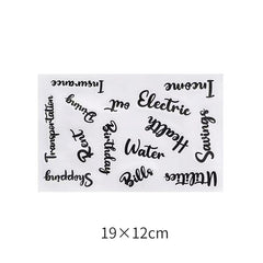 In Stock Handwritten Label Indicating Label Color White German Adhesive Sticker