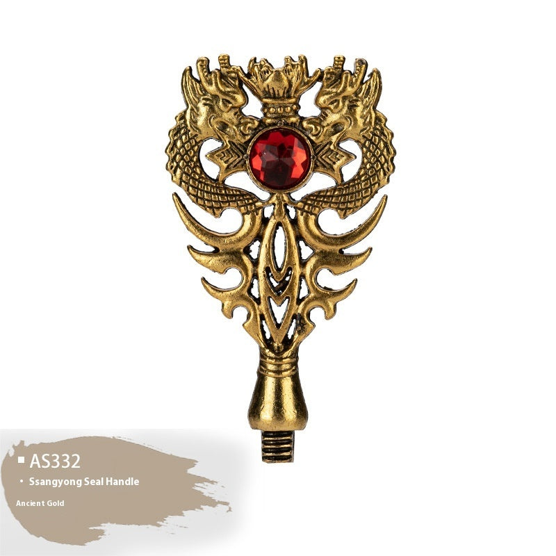 Wooden Wax Seal Handle Sealing Wax Tool