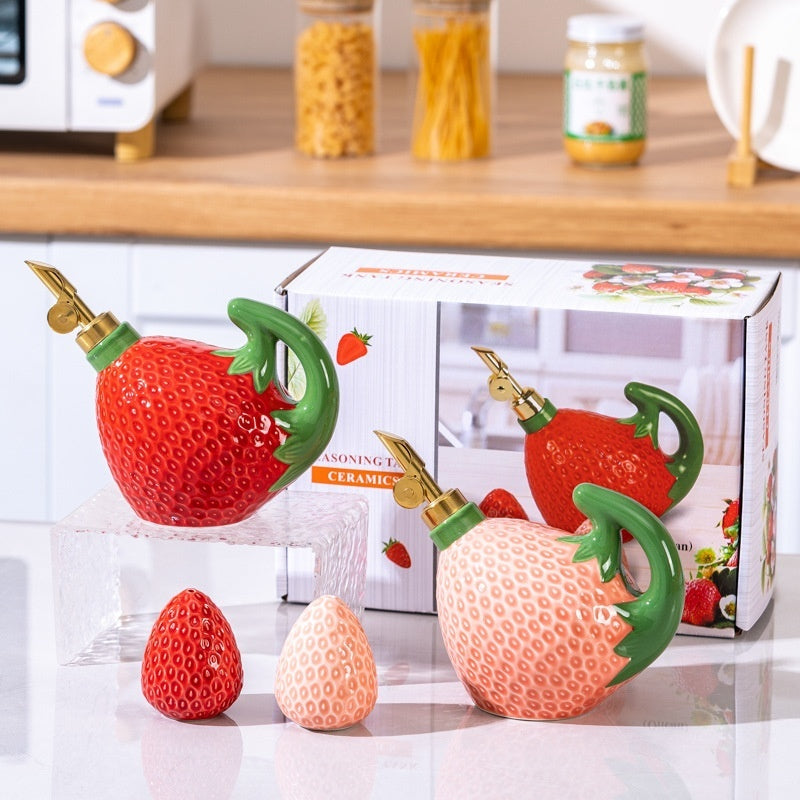 Household Creative Kitchen Utensils Seasoning Bottle Ceramic
