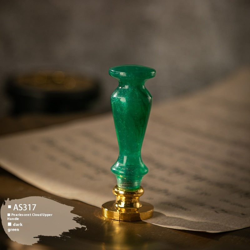 Wooden Wax Seal Handle Sealing Wax Tool