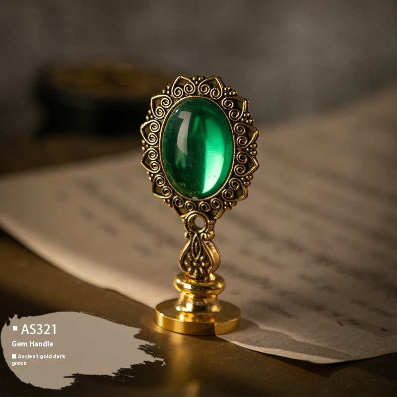 Wooden Wax Seal Handle Sealing Wax Tool