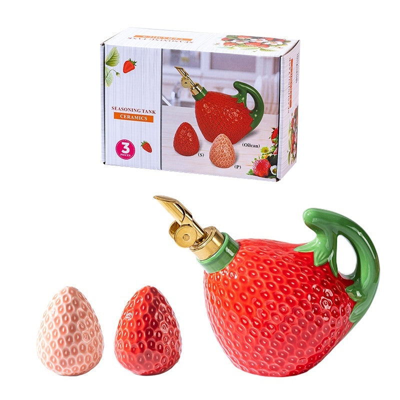 Household Creative Kitchen Utensils Seasoning Bottle Ceramic