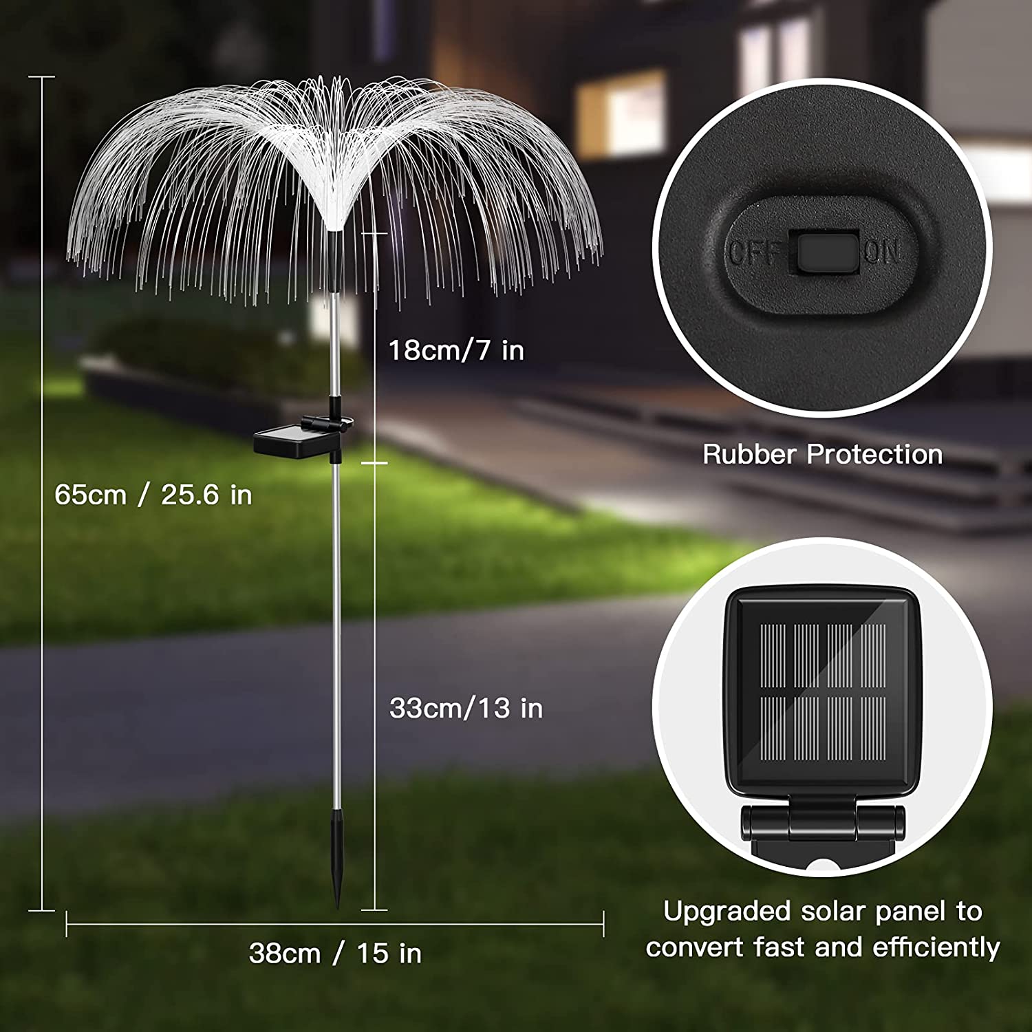 Luminous ChargingAnd Plug-in Lawn And Garden Decorative Lights