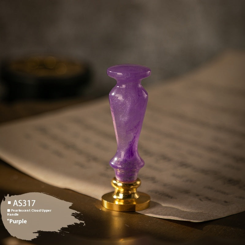 Wooden Wax Seal Handle Sealing Wax Tool