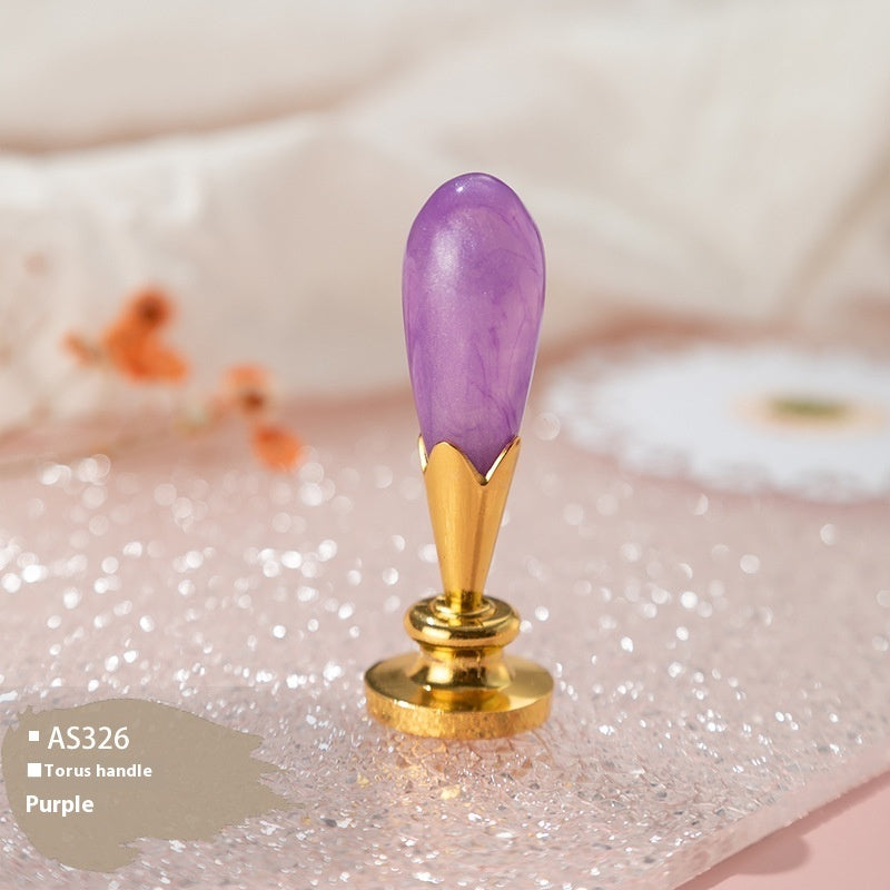 Wooden Wax Seal Handle Sealing Wax Tool