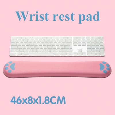 Cat's Claw Memory Foam Keyboard Hand Support Wristband Cute Cartoon Creative