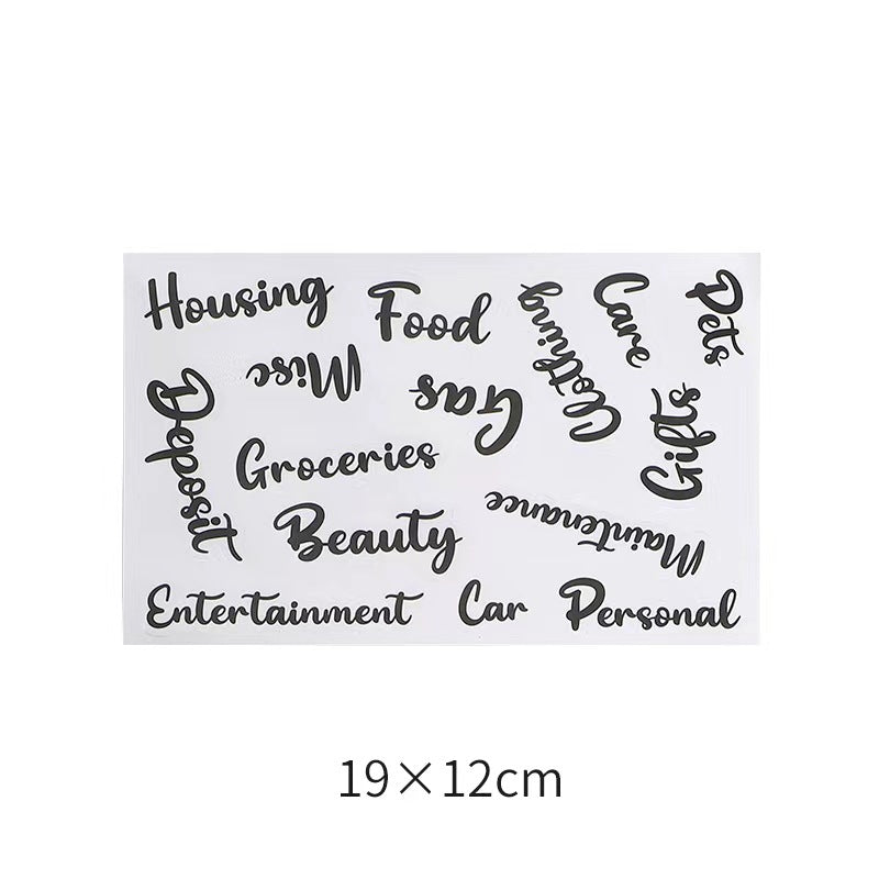 In Stock Handwritten Label Indicating Label Color White German Adhesive Sticker