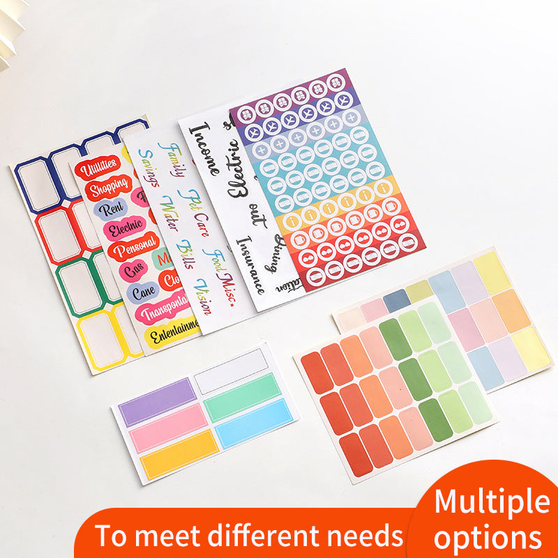 In Stock Handwritten Label Indicating Label Color White German Adhesive Sticker