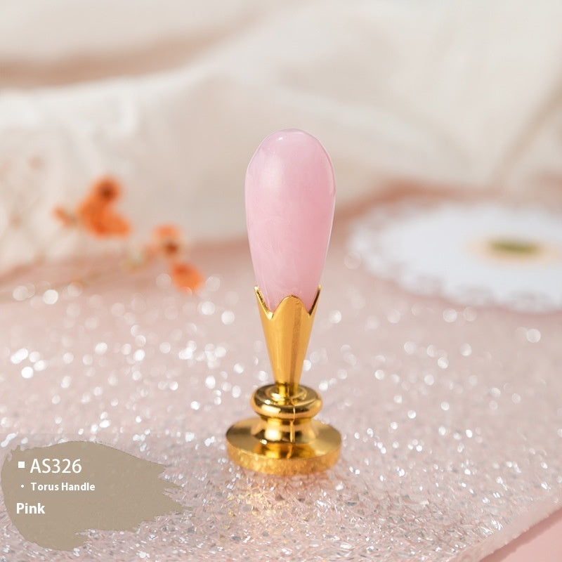 Wooden Wax Seal Handle Sealing Wax Tool