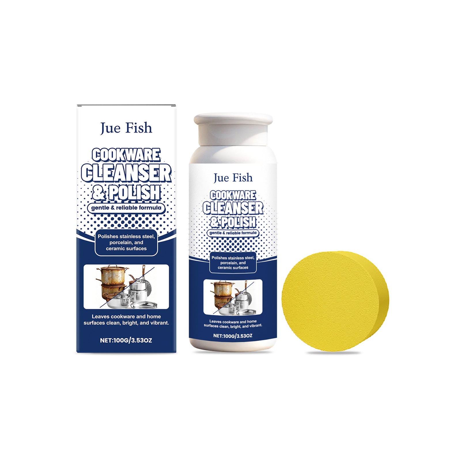 Cleaning And Polishing Powder For Kitchen Utensils