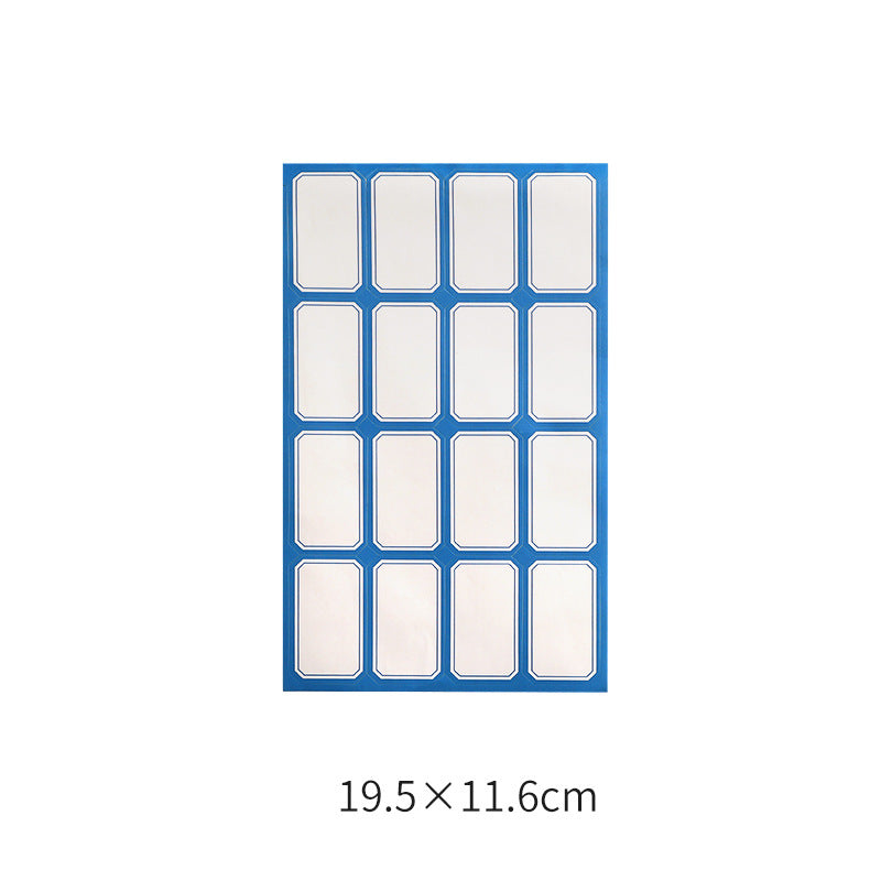 In Stock Handwritten Label Indicating Label Color White German Adhesive Sticker